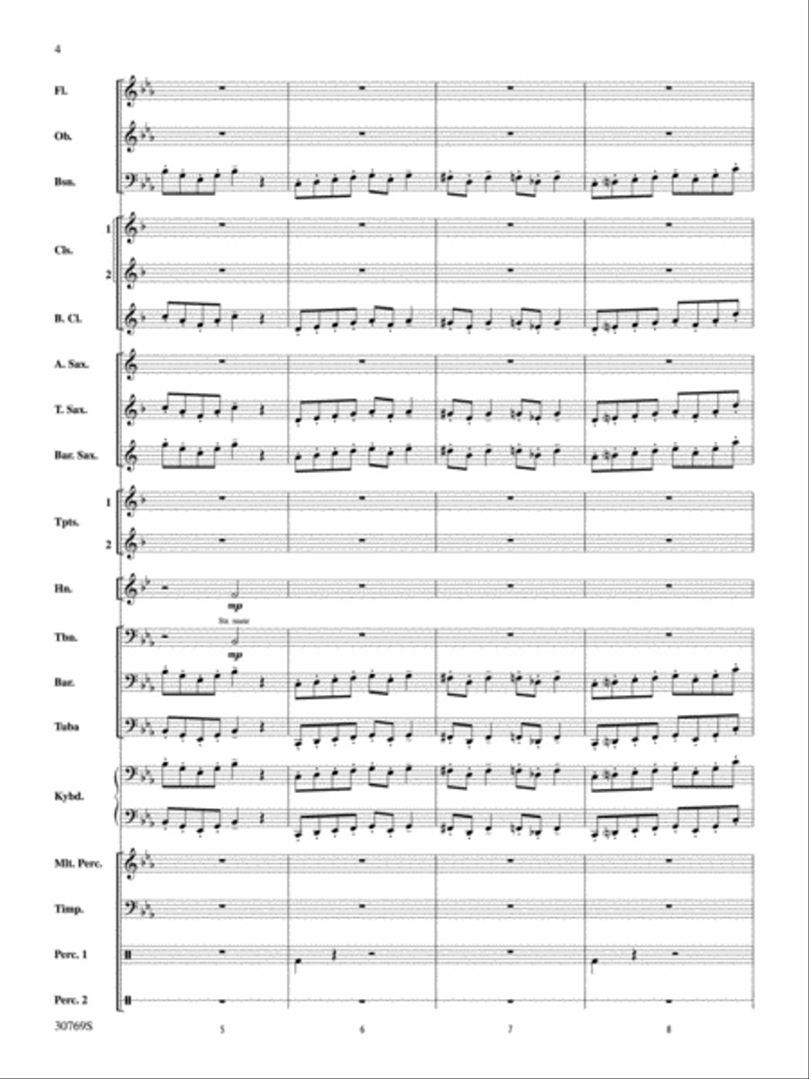 In the Hall of the Mountain King Concert Band scores gallery preview page 3