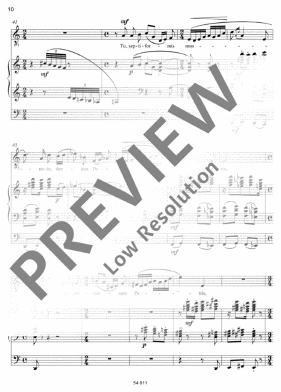 Veni, Creator Spiritus Medium Voice scores gallery preview page 11
