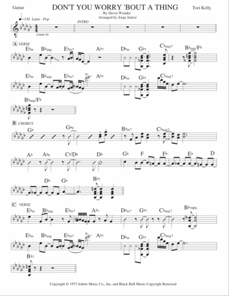 Don't You Worry 'bout A Thing Large Ensemble scores gallery preview page 4