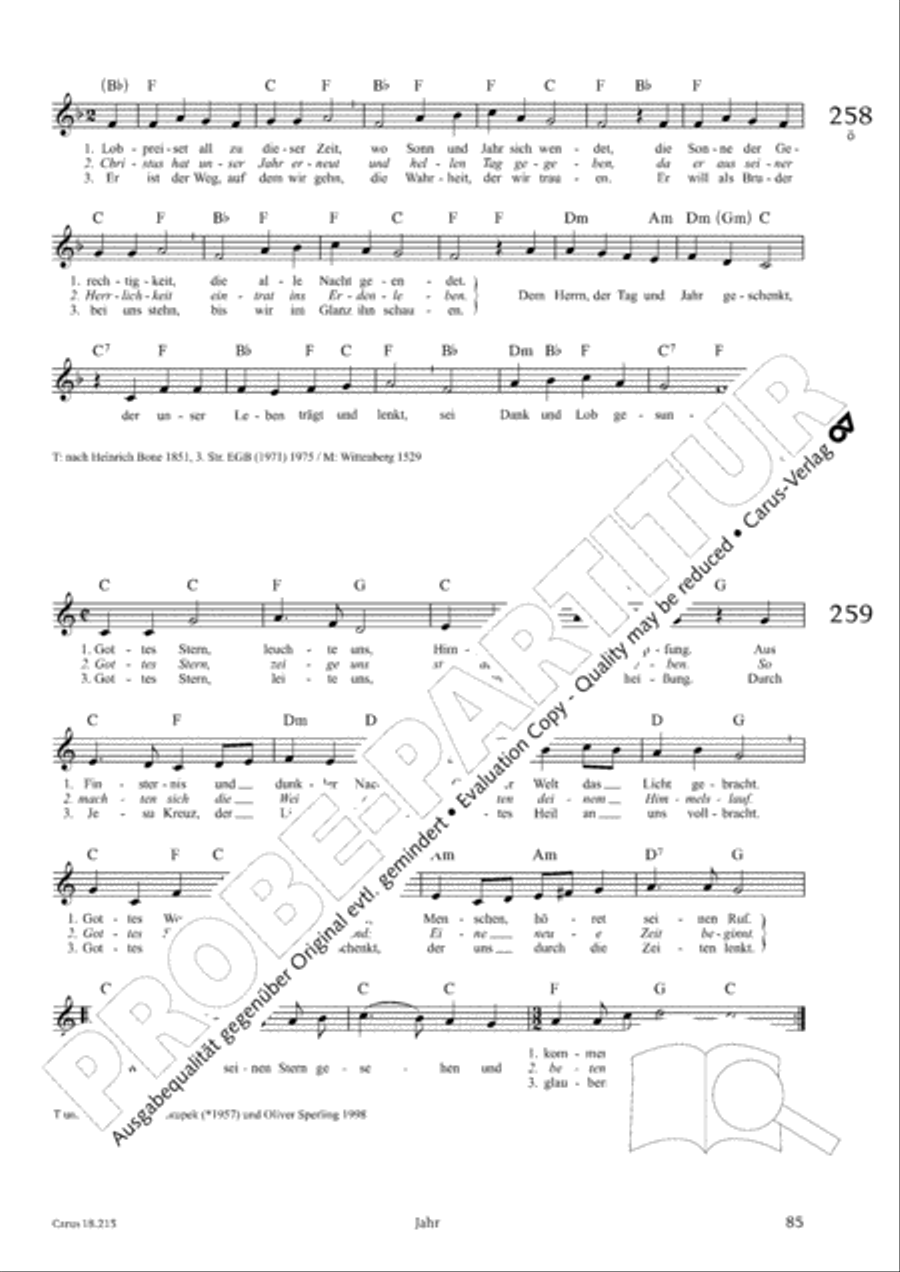 Gitarrenbuch zum Gotteslob Guitar scores gallery preview page 82