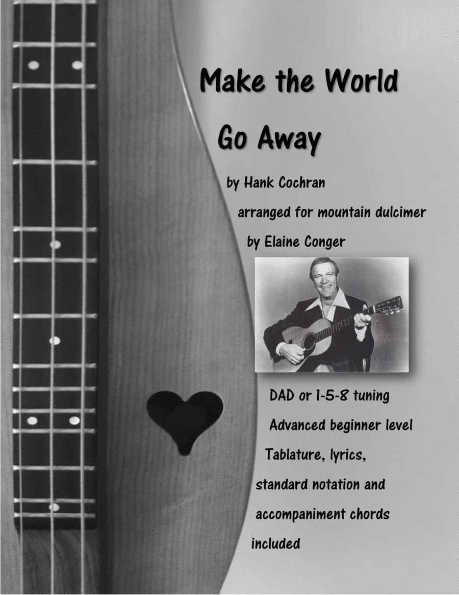 Make The World Go Away Dulcimer scores gallery preview page 1