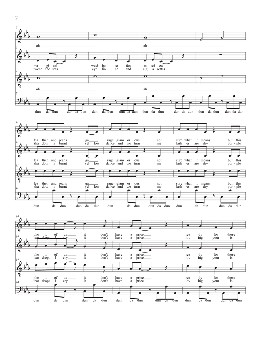 Paparazzi 4-Part scores gallery preview page 2