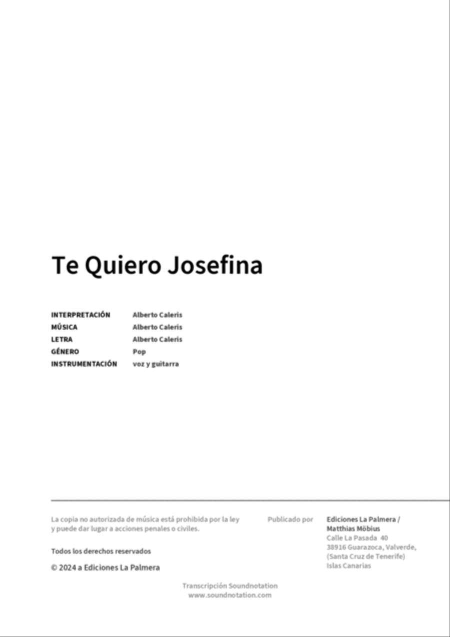 Te Quiero Josefina