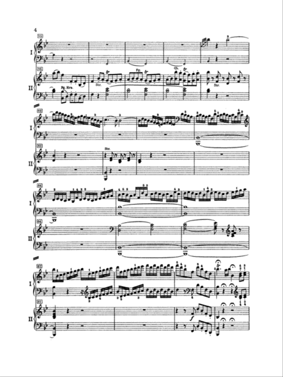 Mozart: Piano Concerto No. 15 in B flat Major, K. 450 Piano scores gallery preview page 6