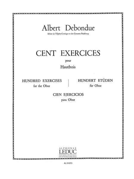 100 Exercices (oboe Solo)