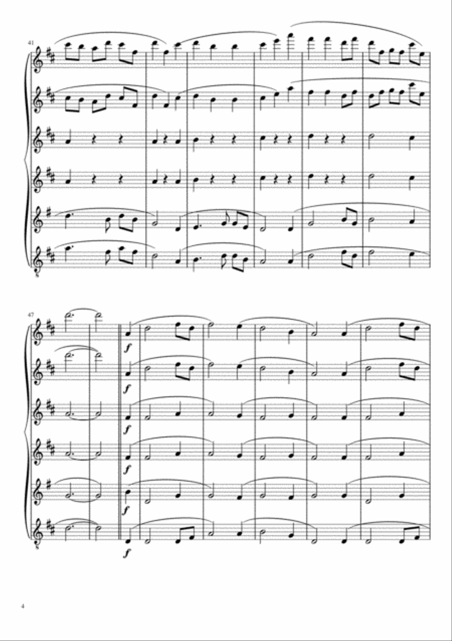 Amazing Grace Amazing Grace Woodwind Ensemble scores gallery preview page 5