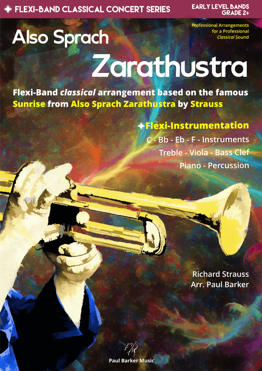 Also Sprach Zarathustra (Flexible Instrumentation) Concert Band scores gallery preview page 1