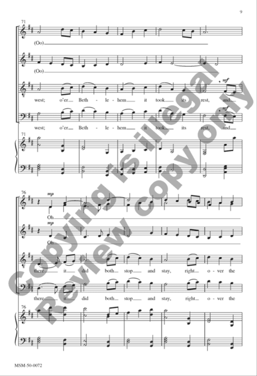 The First Nowell The First Nowell Divisi scores gallery preview page 9