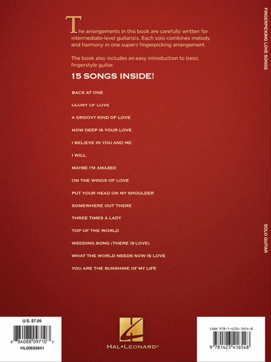 Fingerpicking Love Songs Fingerpicking Guitar scores gallery preview page 6