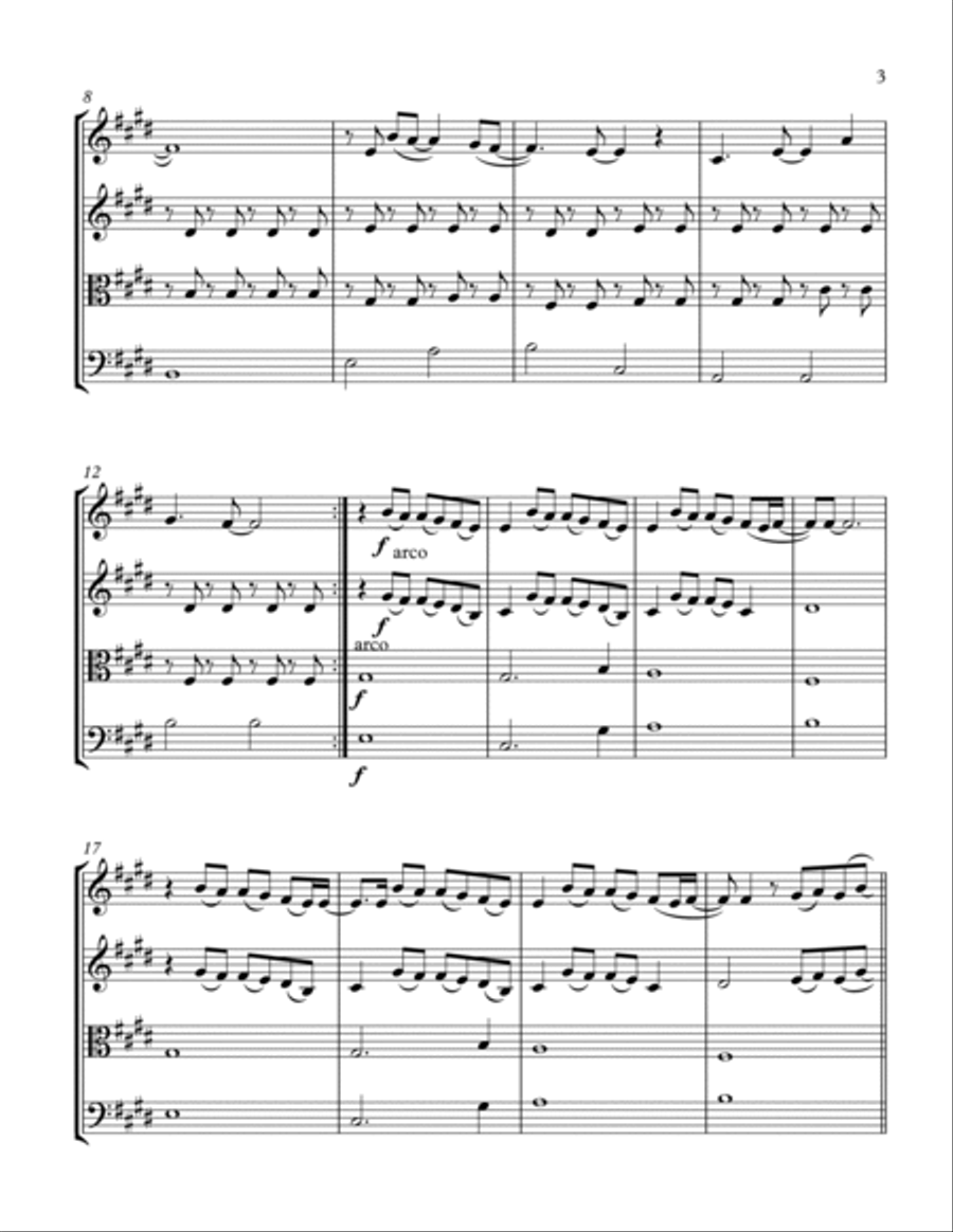 At The Cross String Quartet scores gallery preview page 5
