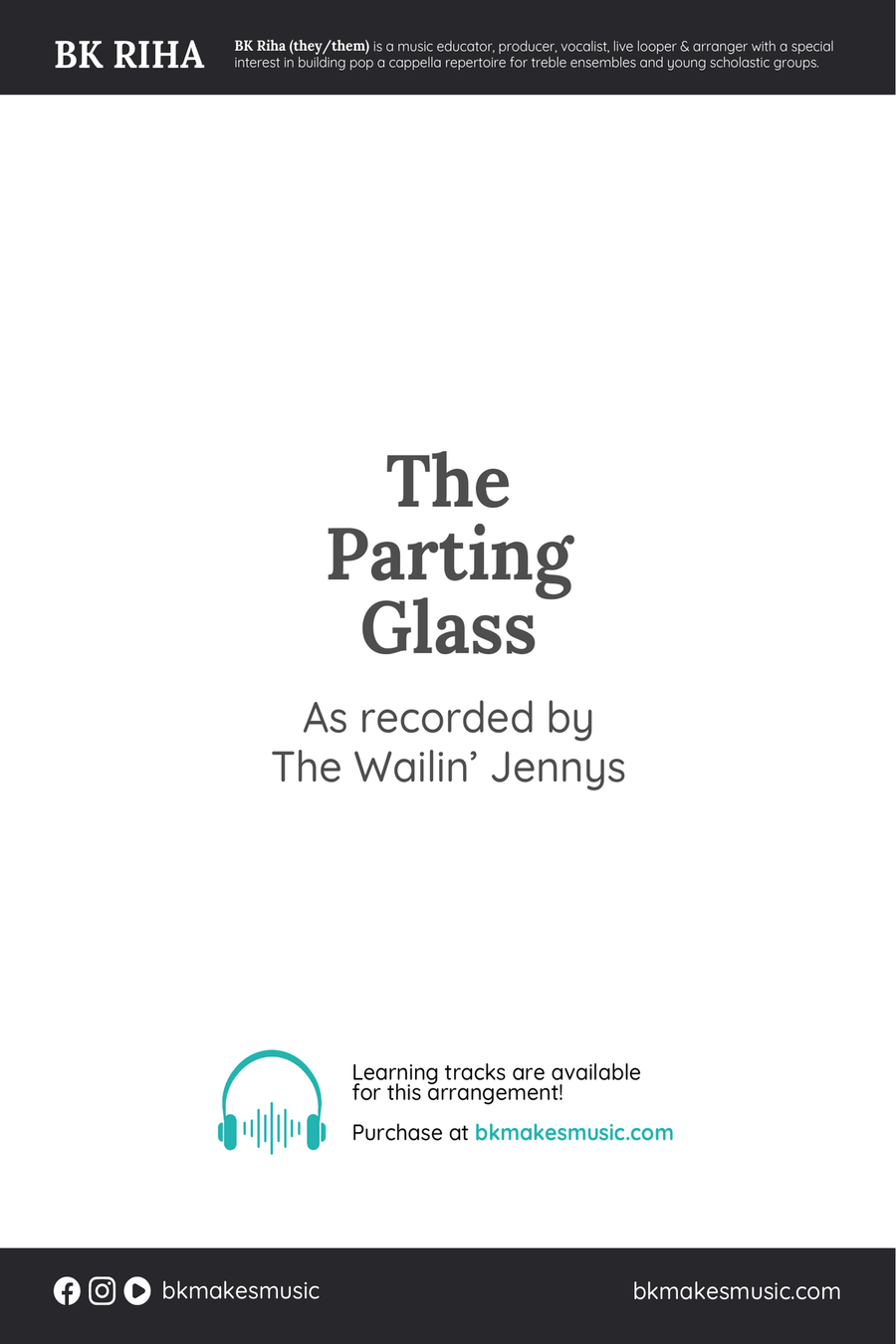 The Parting Glass SSA scores gallery preview page 1