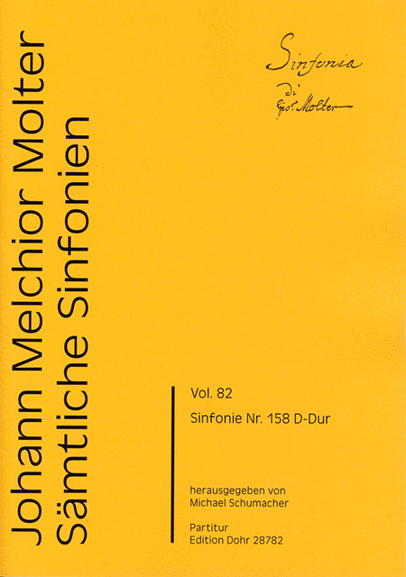 Sinfonie Nr. 158 D-Dur MWV VII 158