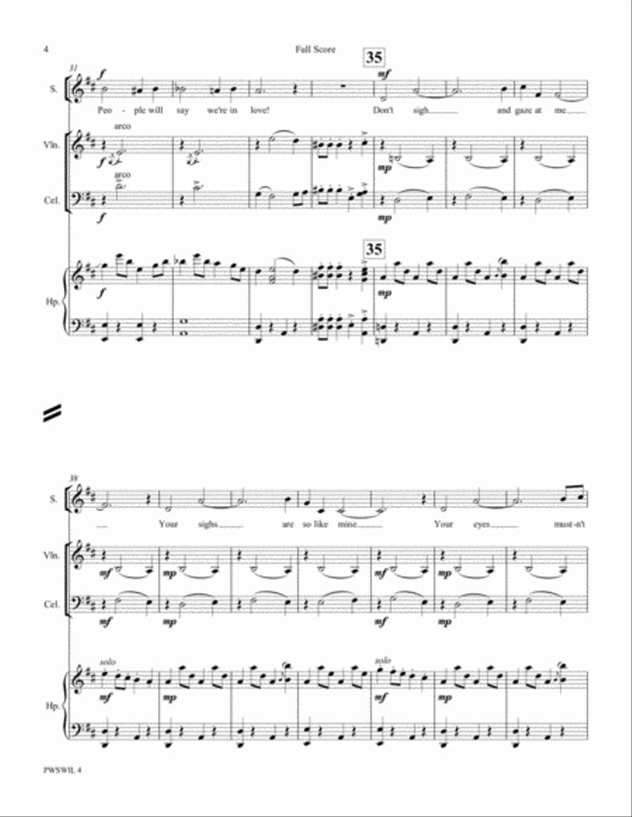 People Will Say We're In Love Vocal Duet scores gallery preview page 4