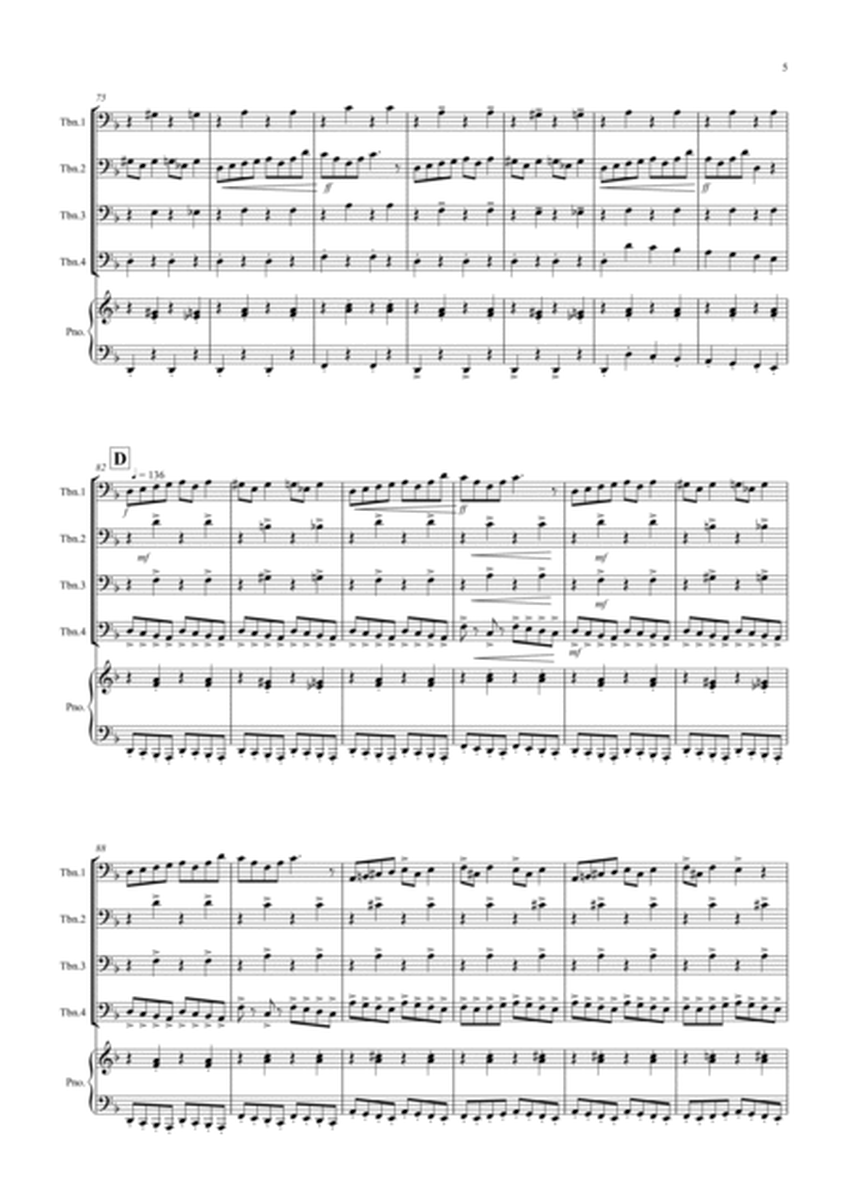 2 Classical Favourites for Trombone Quartet (volume one) image number null