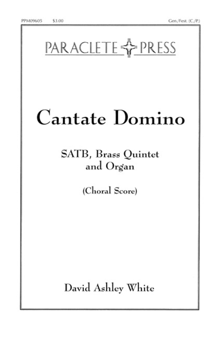 Cantate Domino - Full Score