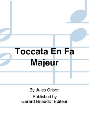 Book cover for Toccata En Fa Majeur