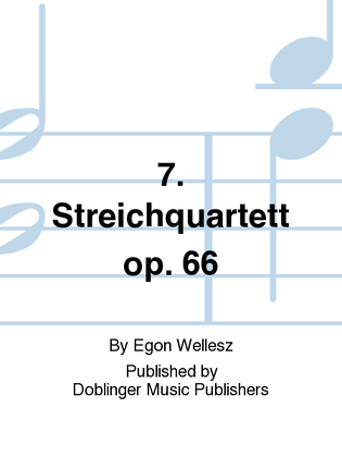 7. Streichquartett op. 66
