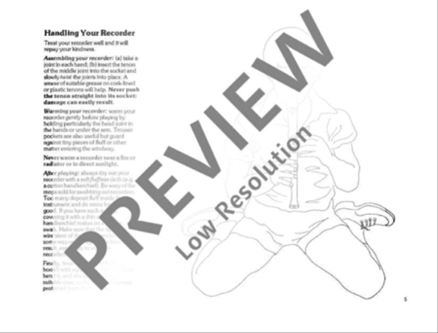 Enjoy the Recorder Soprano Recorder scores gallery preview page 6