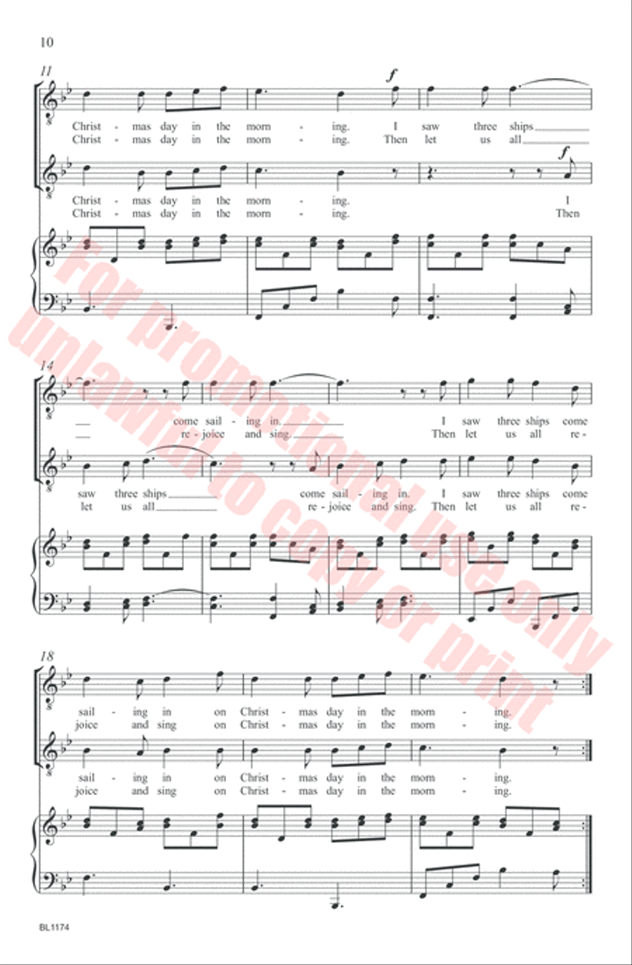 Two Holiday Carols for Emerging Tenor-Bass Choirs Choir scores gallery preview page 10