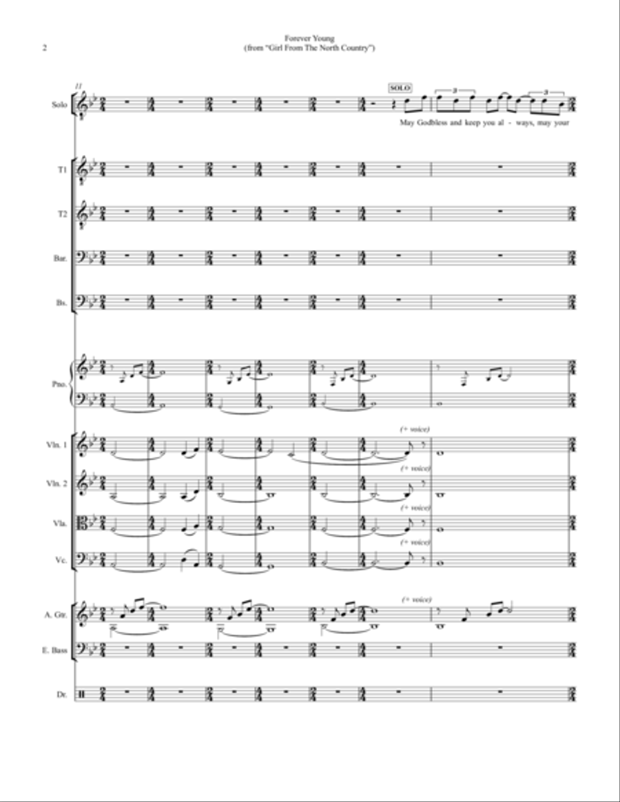 Forever Young Large Ensemble scores gallery preview page 2