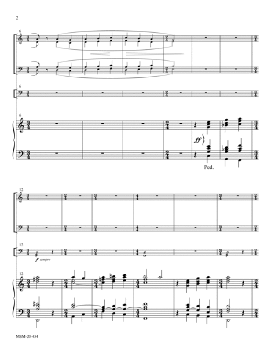 Te Deum Organ scores gallery preview page 2