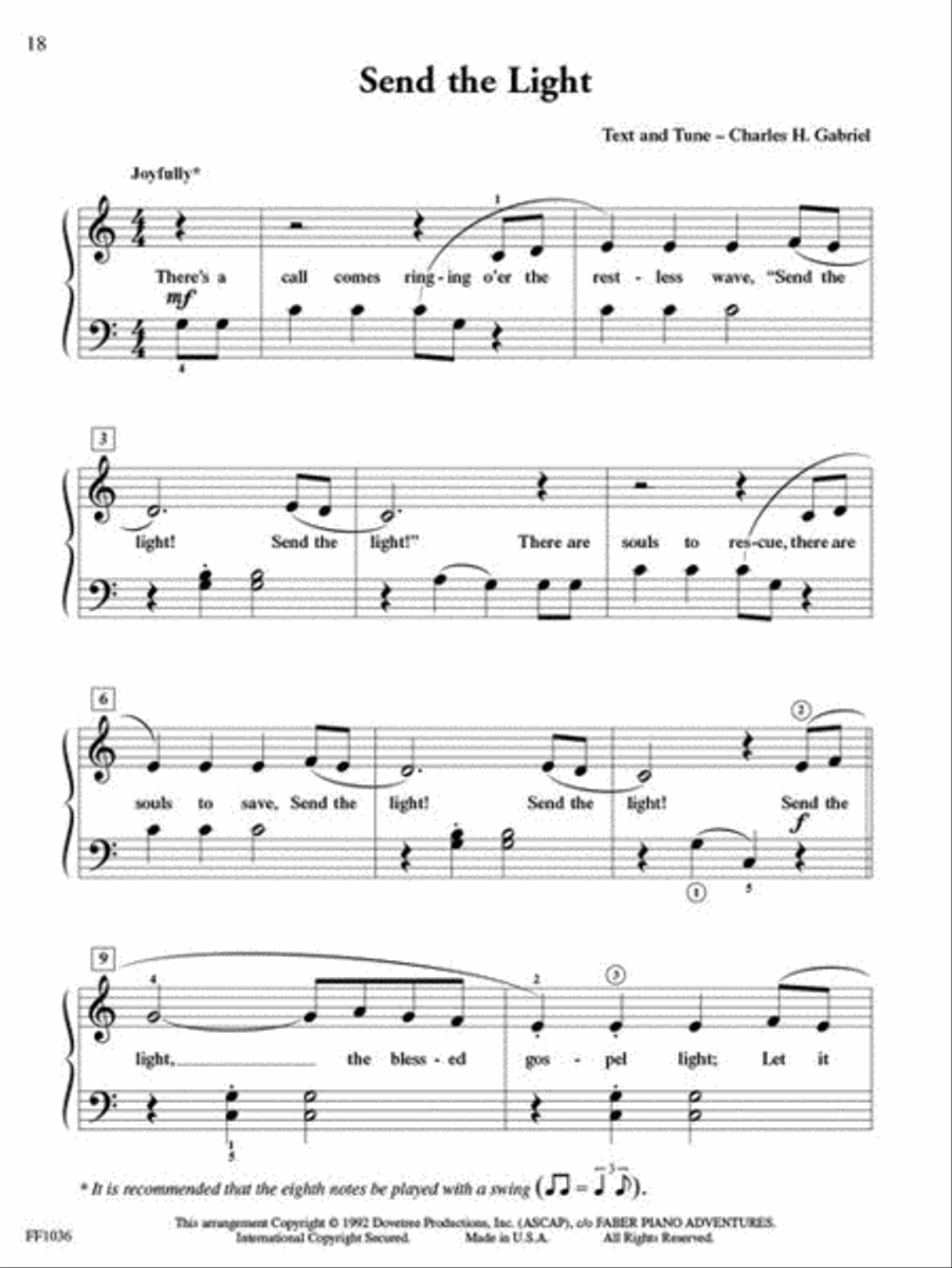 ShowTime® Piano Hymns Piano Method scores gallery preview page 6