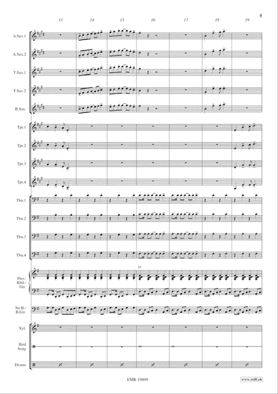 Disco Bird Disco Bird Big Band scores gallery preview page 6