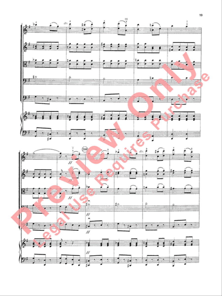 The Merry Widow String Orchestra scores gallery preview page 20