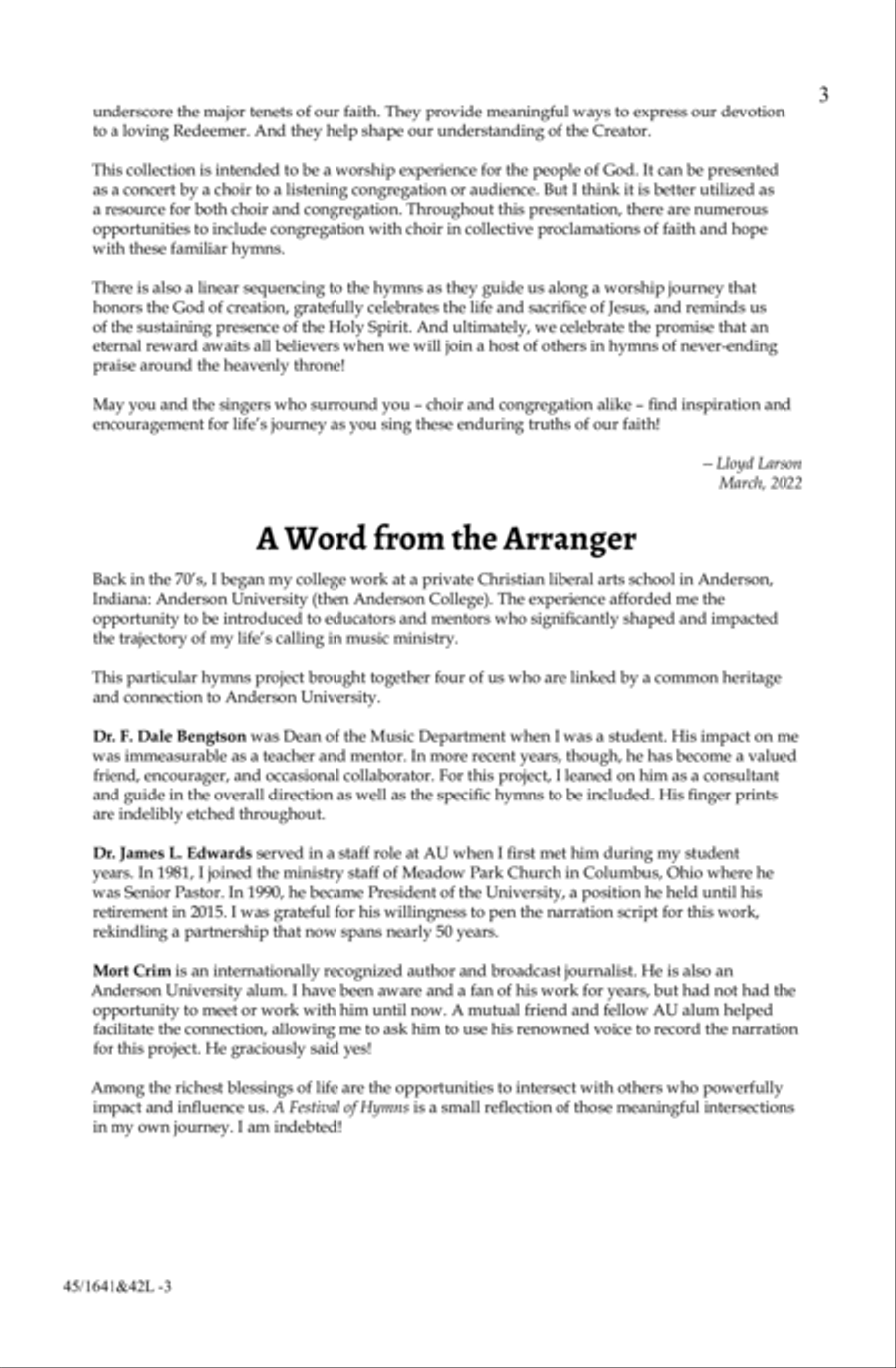 A Festival of Hymns SATB (Digital Download) 4-Part scores gallery preview page 3
