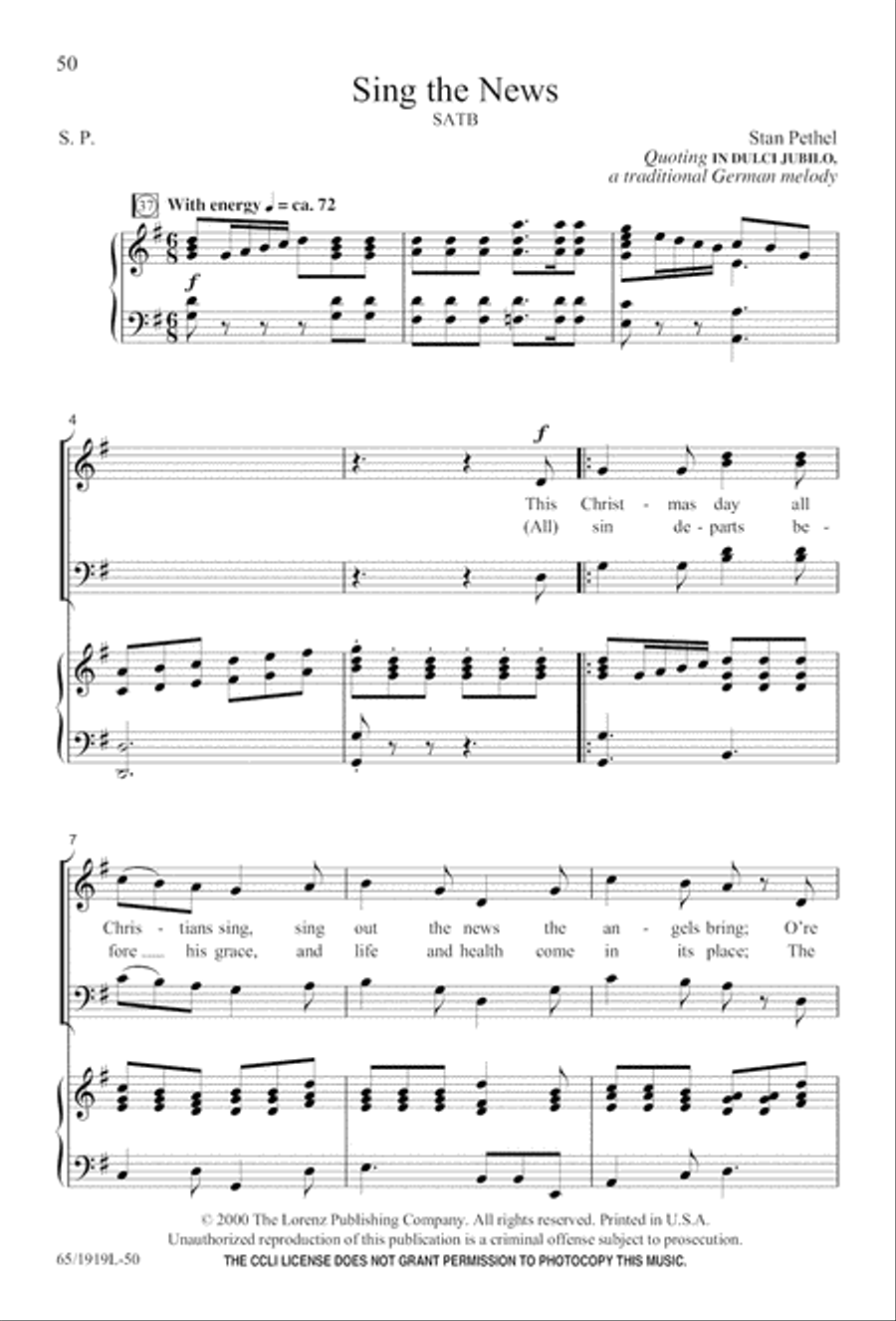 The Perfect Christmas The Perfect Christmas 4-Part scores gallery preview page 52