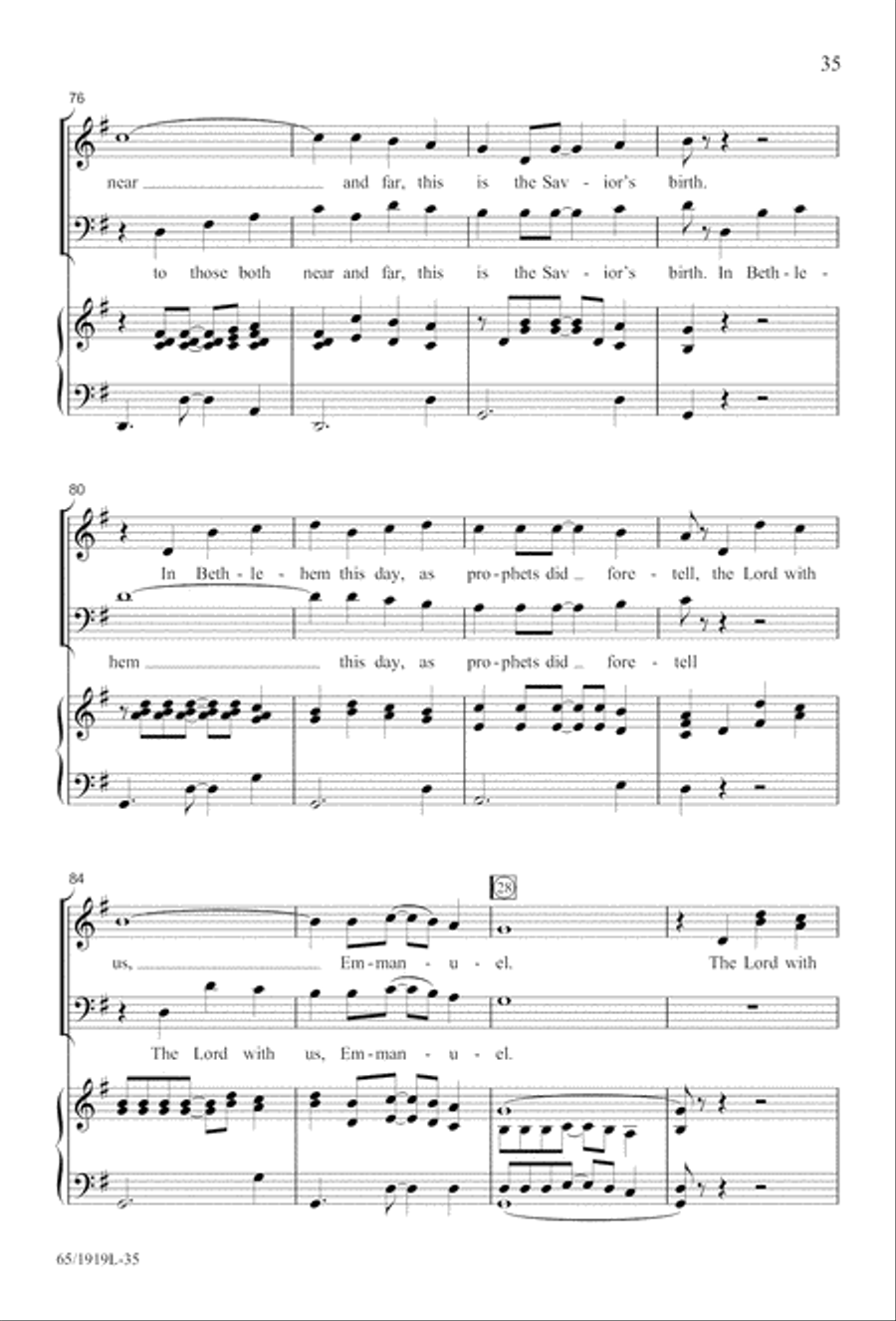 The Perfect Christmas 4-Part scores gallery preview page 37
