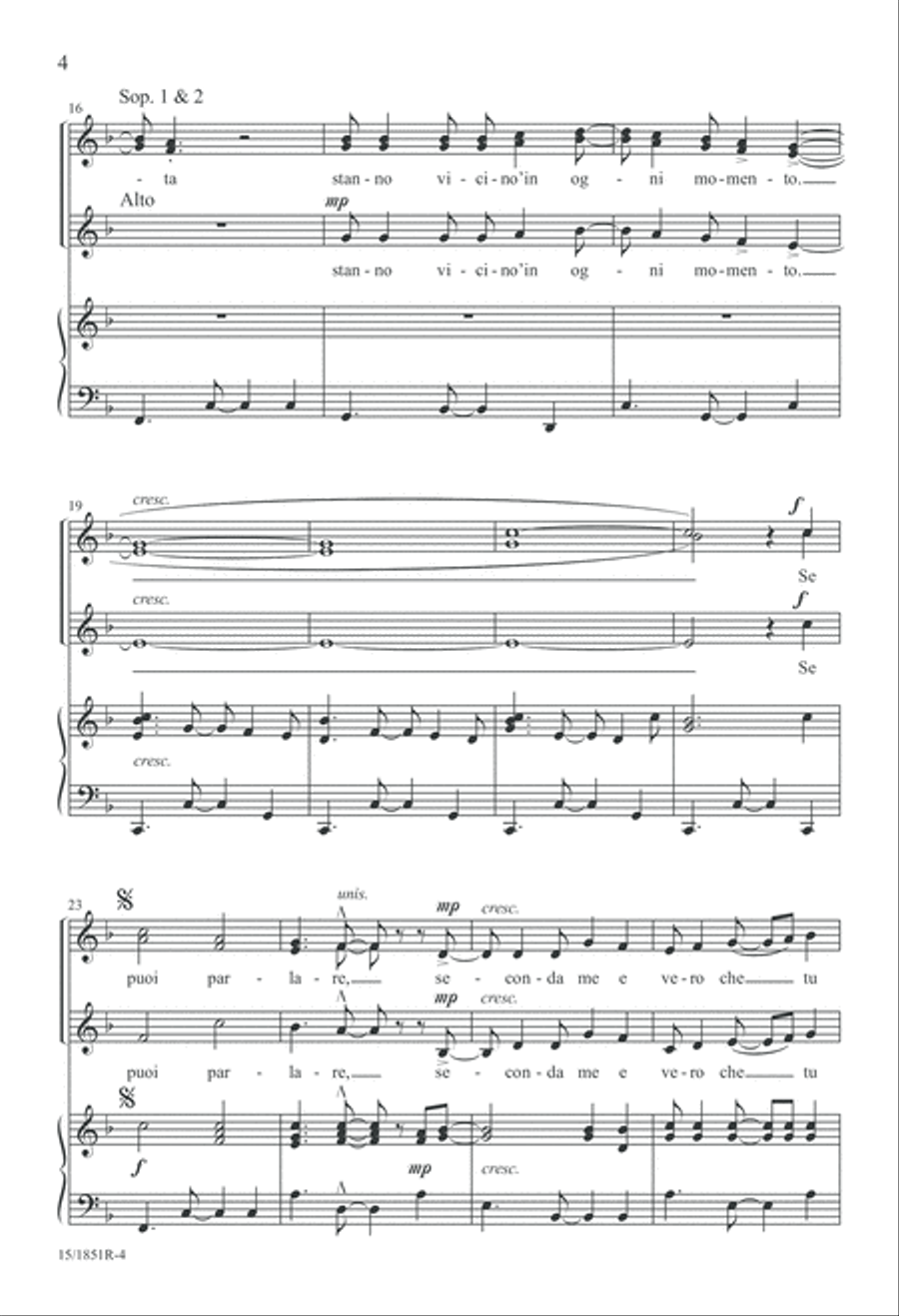 Se Puoi Parlare Se Puoi Parlare SSA scores gallery preview page 4