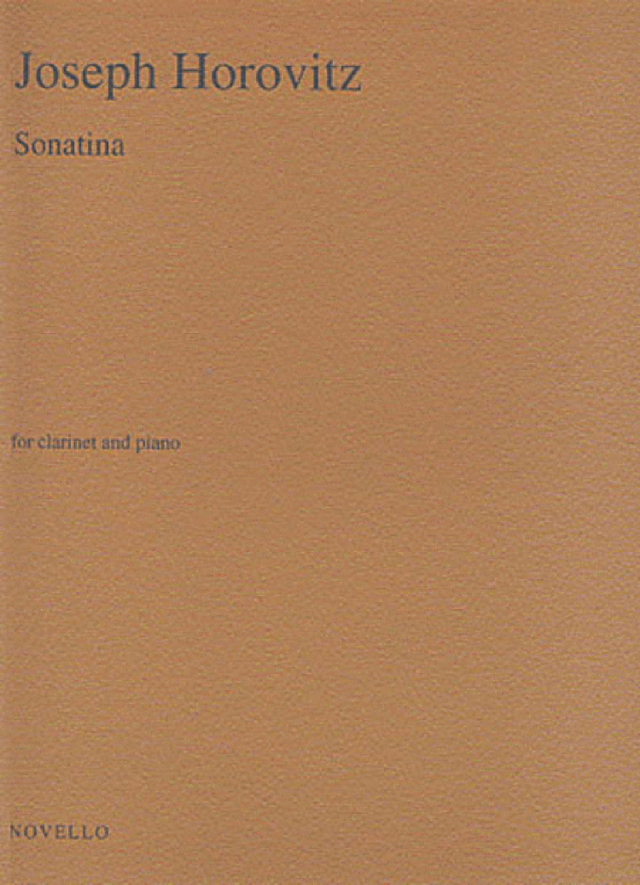Sonatina for Clarinet and Piano Clarinet Solo scores gallery preview page 1