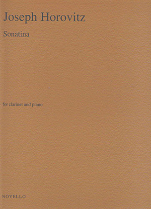 Book cover for Sonatina for Clarinet and Piano