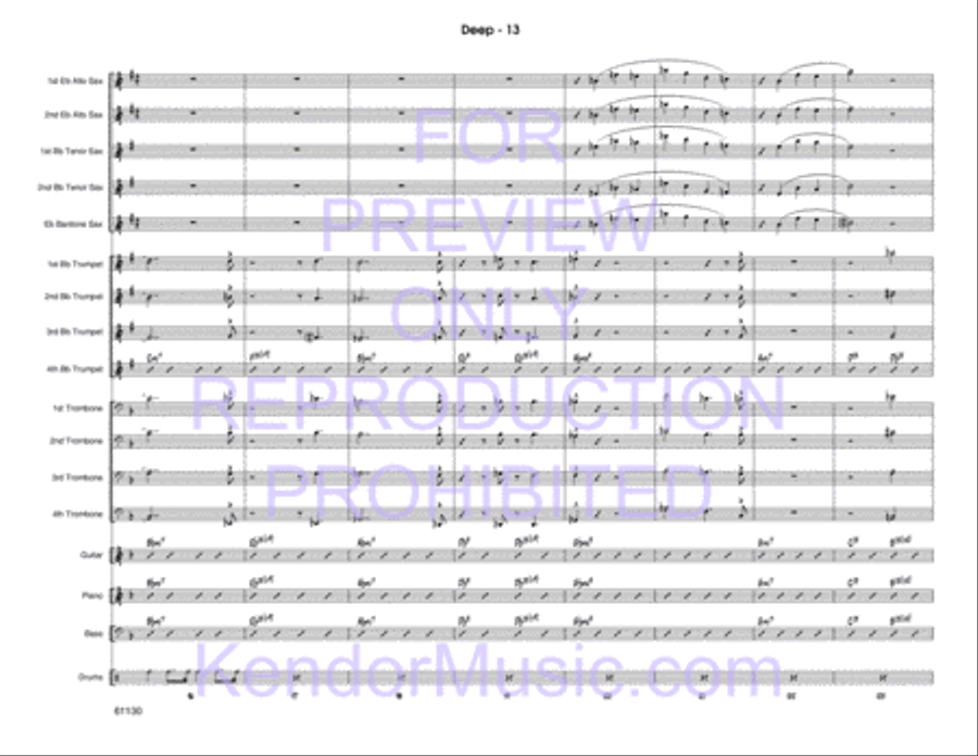 Deep Jazz Ensemble scores gallery preview page 14