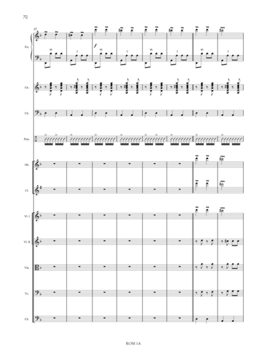 Romanó Drom (Romany Caravan) for Accordion, Voice and Orchestra Orchestra scores gallery preview page 43