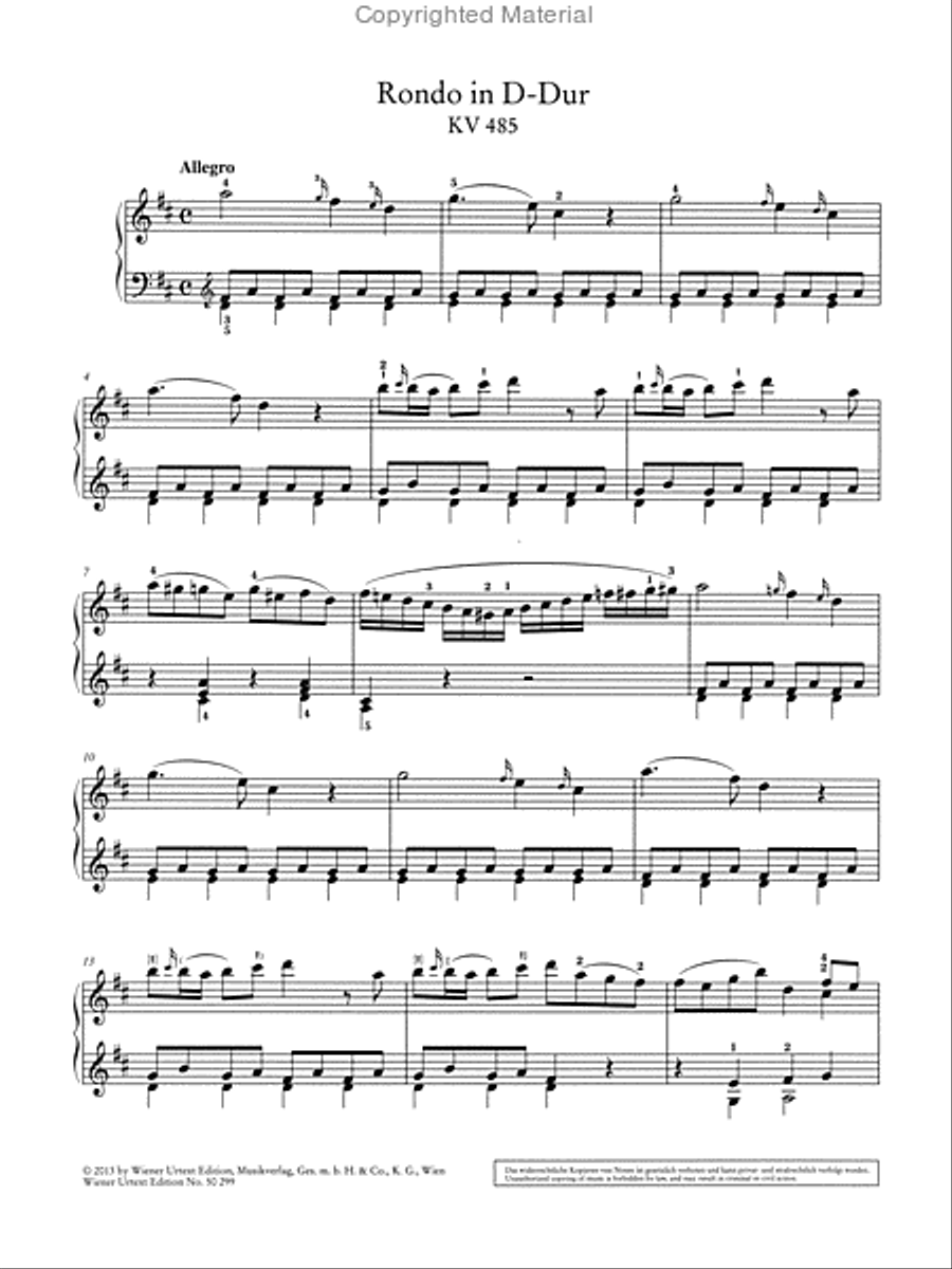 3 Rondos for Piano Chamber Music scores gallery preview page 2