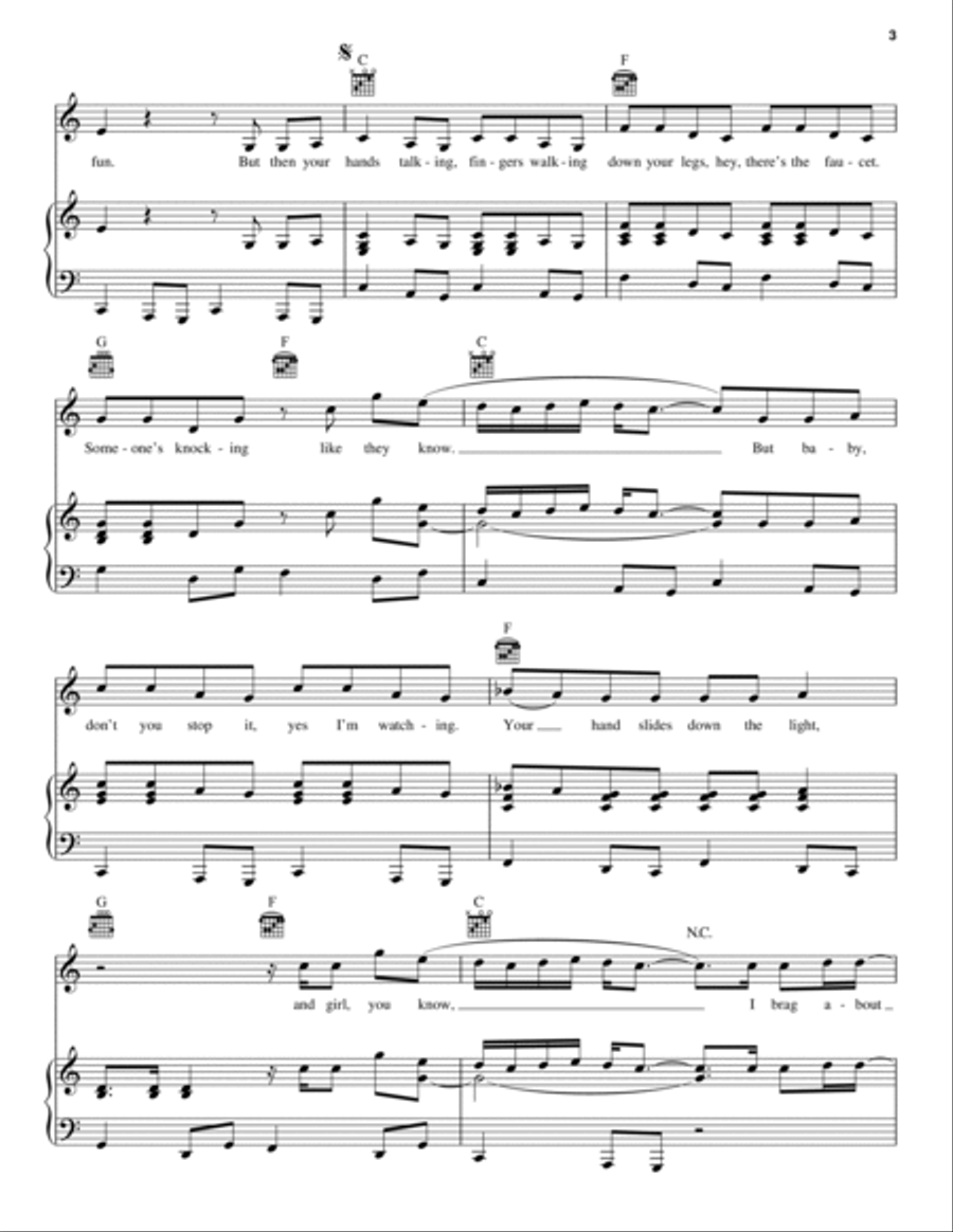 Man Of The Woods Man Of The Woods Piano, Vocal, Guitar scores gallery preview page 3
