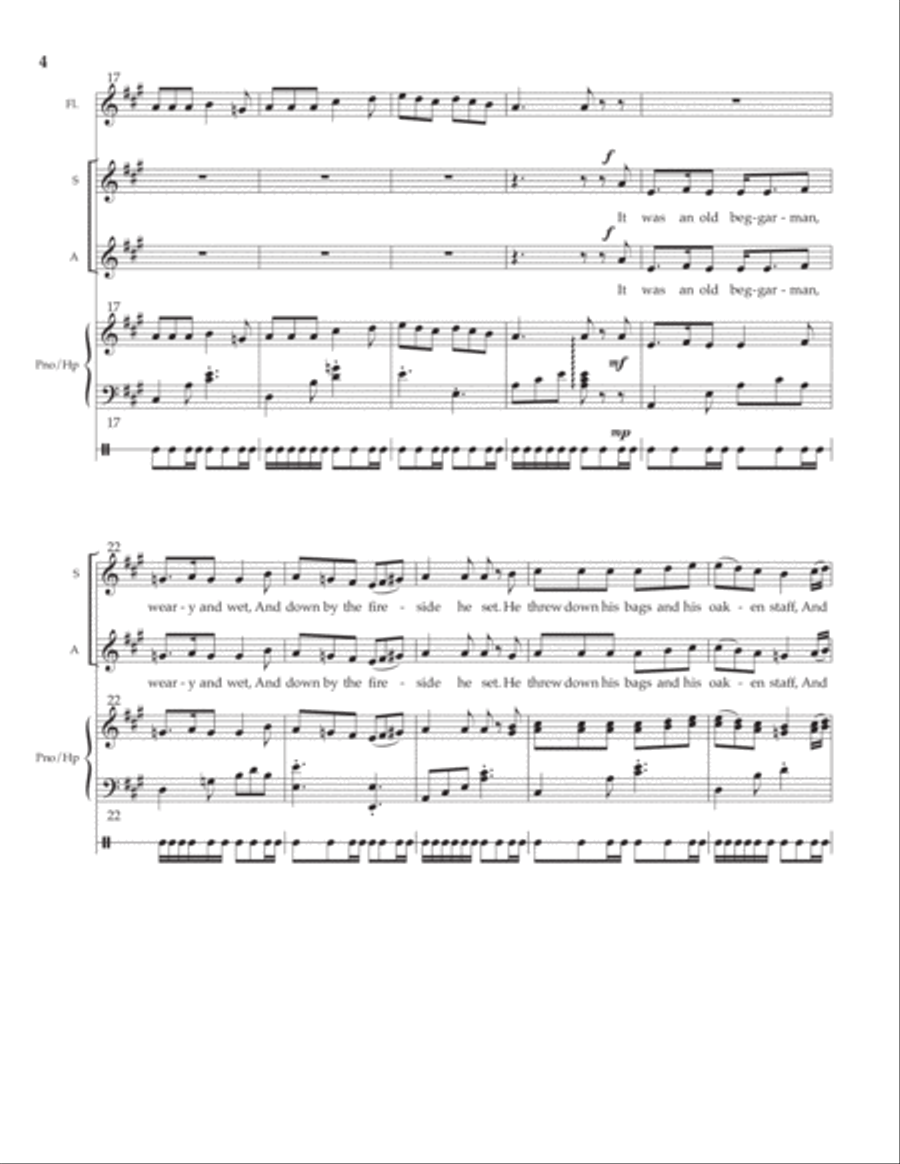 Lost Songs of Ancient Ireland [SATB with Treble Descant] 4-Part scores gallery preview page 4
