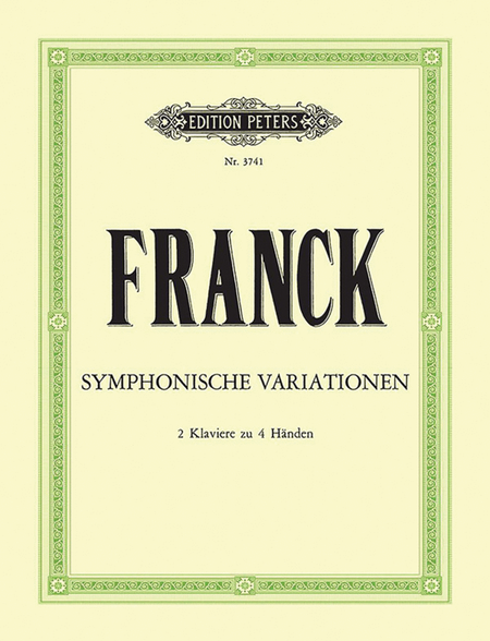 Symphonic Variations for Piano and Orchestra (Edition for 2 Pianos)