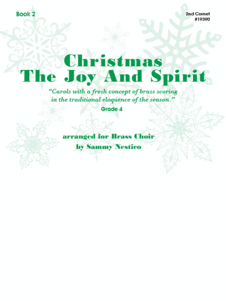Christmas The Joy & Spirit - Book 2 - 2nd Cornet