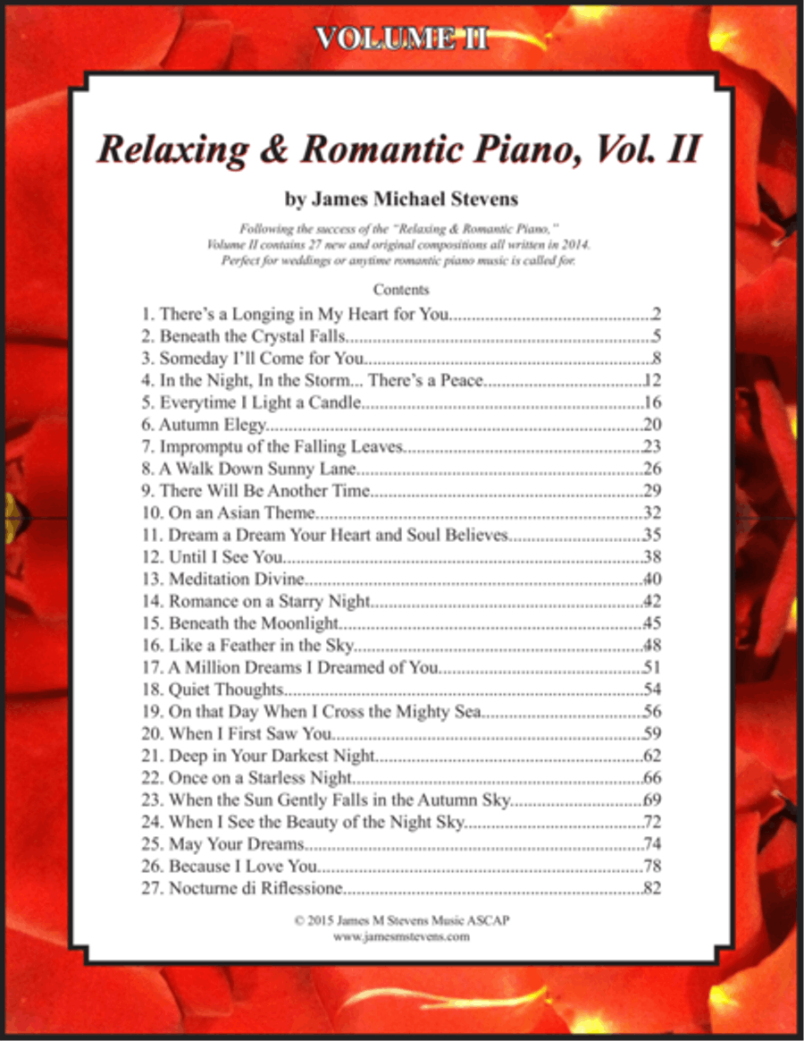 Relaxing & Romantic Piano, VOL. II image number null