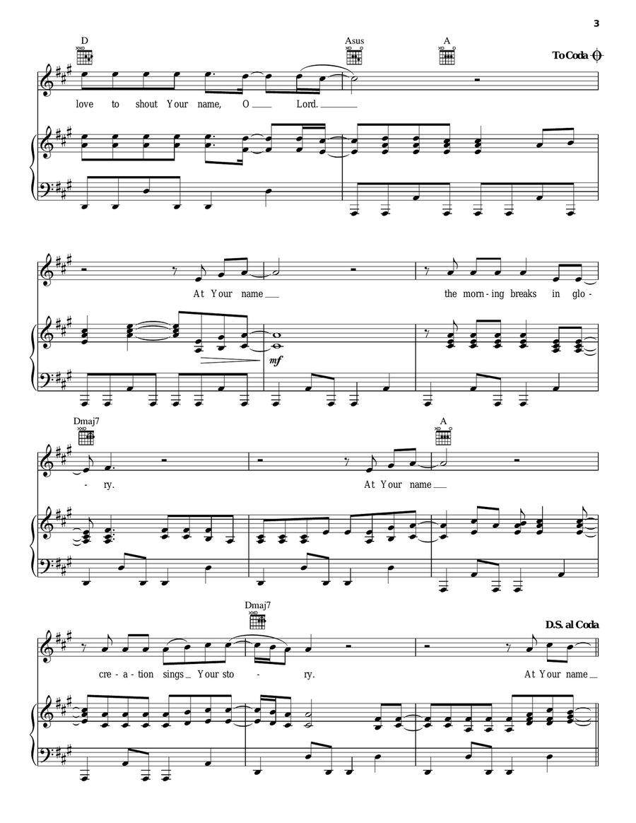 At Your Name Guitar scores gallery preview page 3