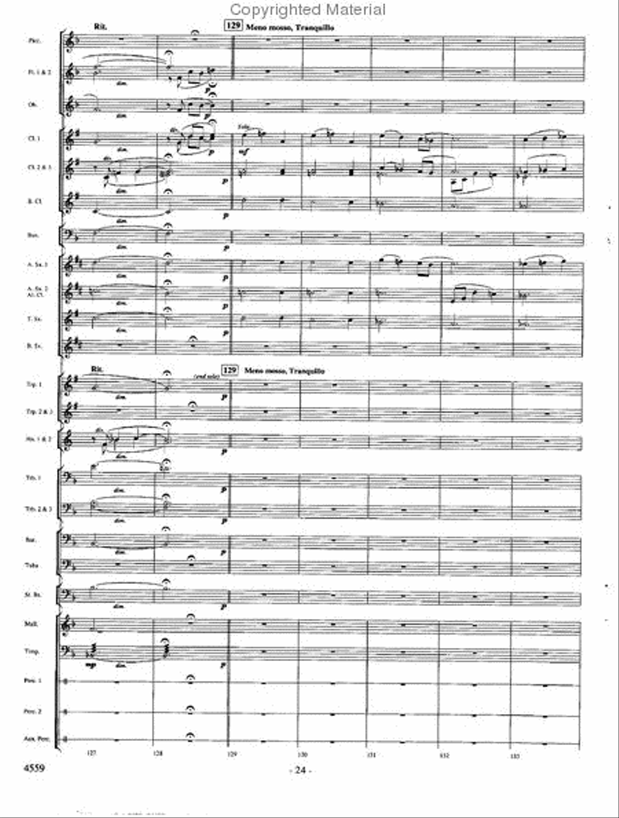 Into the Raging River Into the Raging River Concert Band scores gallery preview page 23