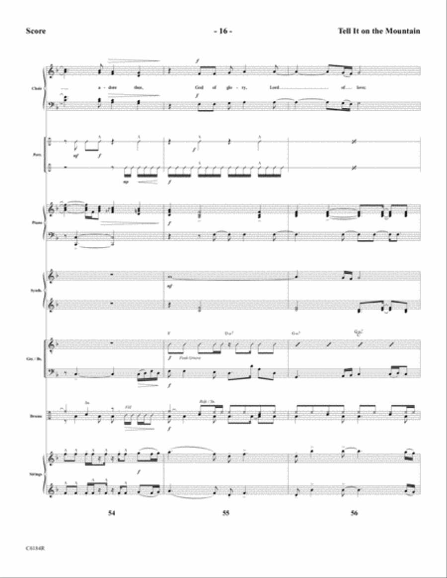 Tell It On the Mountain Tell It On the Mountain Choir scores gallery preview page 18
