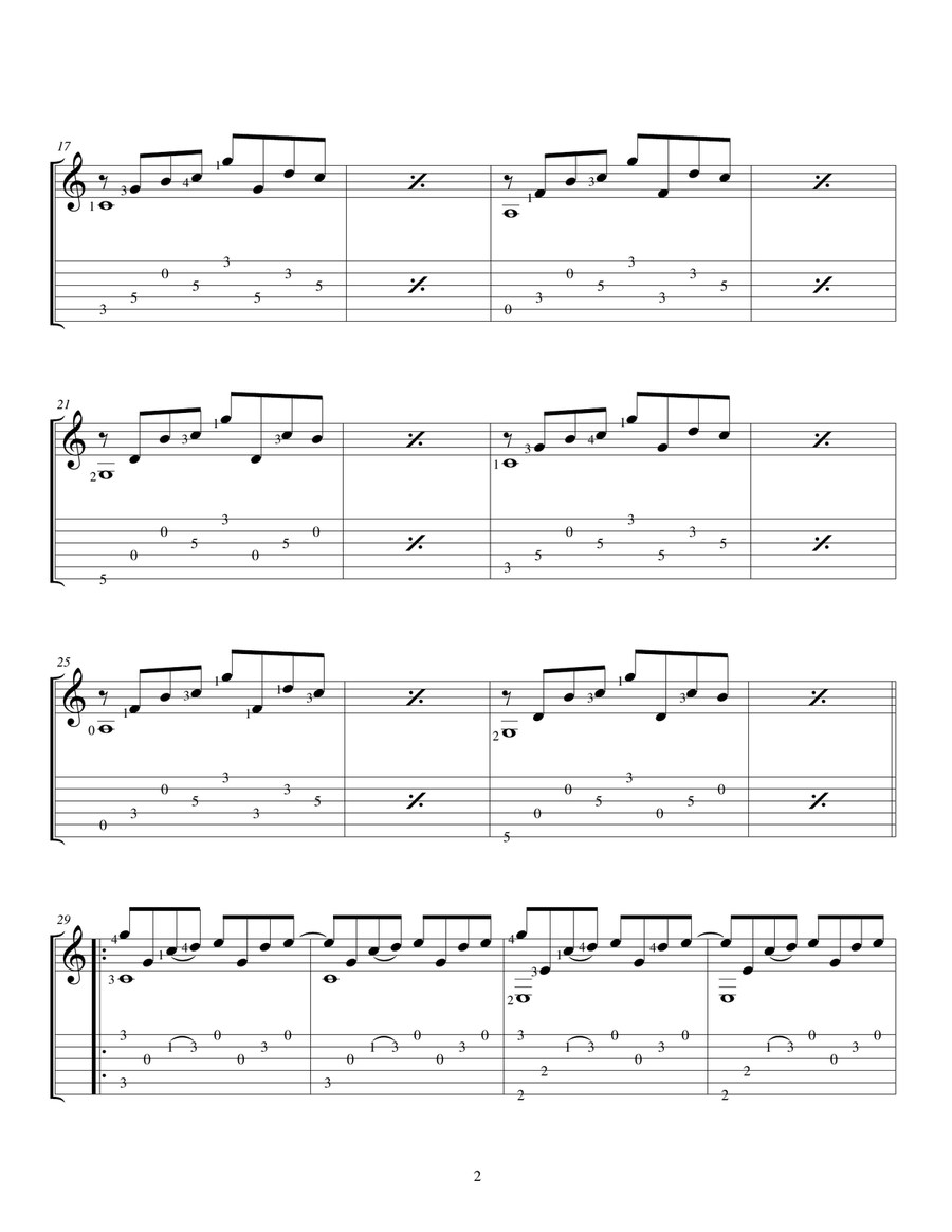 Desde el Alma Classical Guitar scores gallery preview page 3