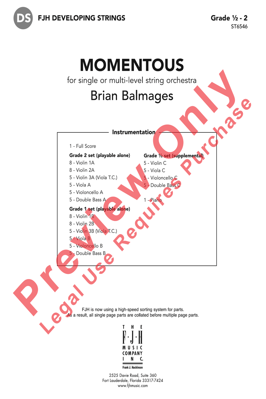 Momentous String Orchestra scores gallery preview page 2