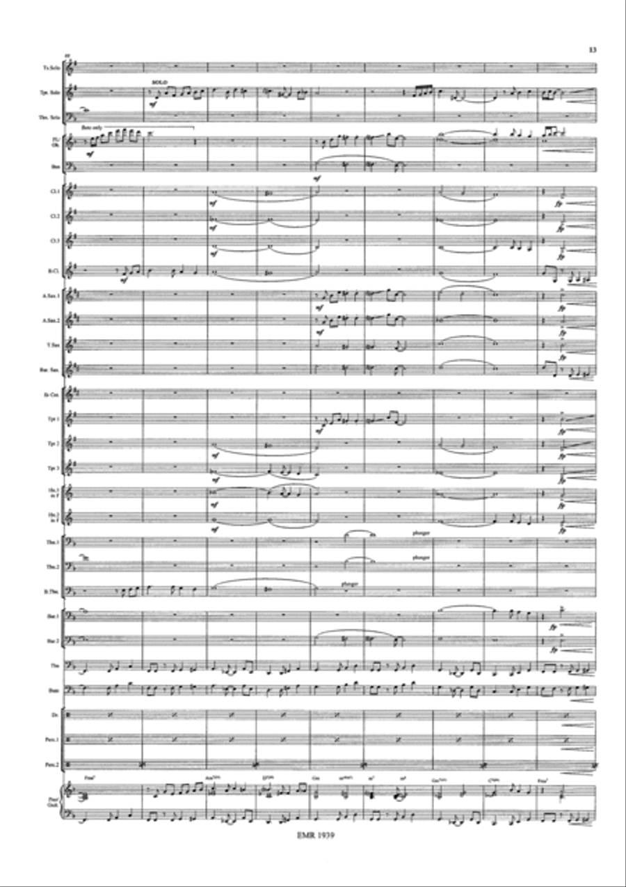 Combo Concertino Combo Concertino Concert Band scores gallery preview page 14
