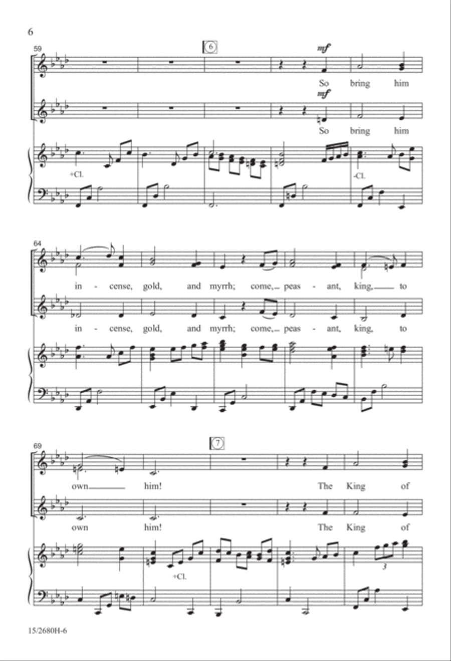 What Child Is This SSA scores gallery preview page 6