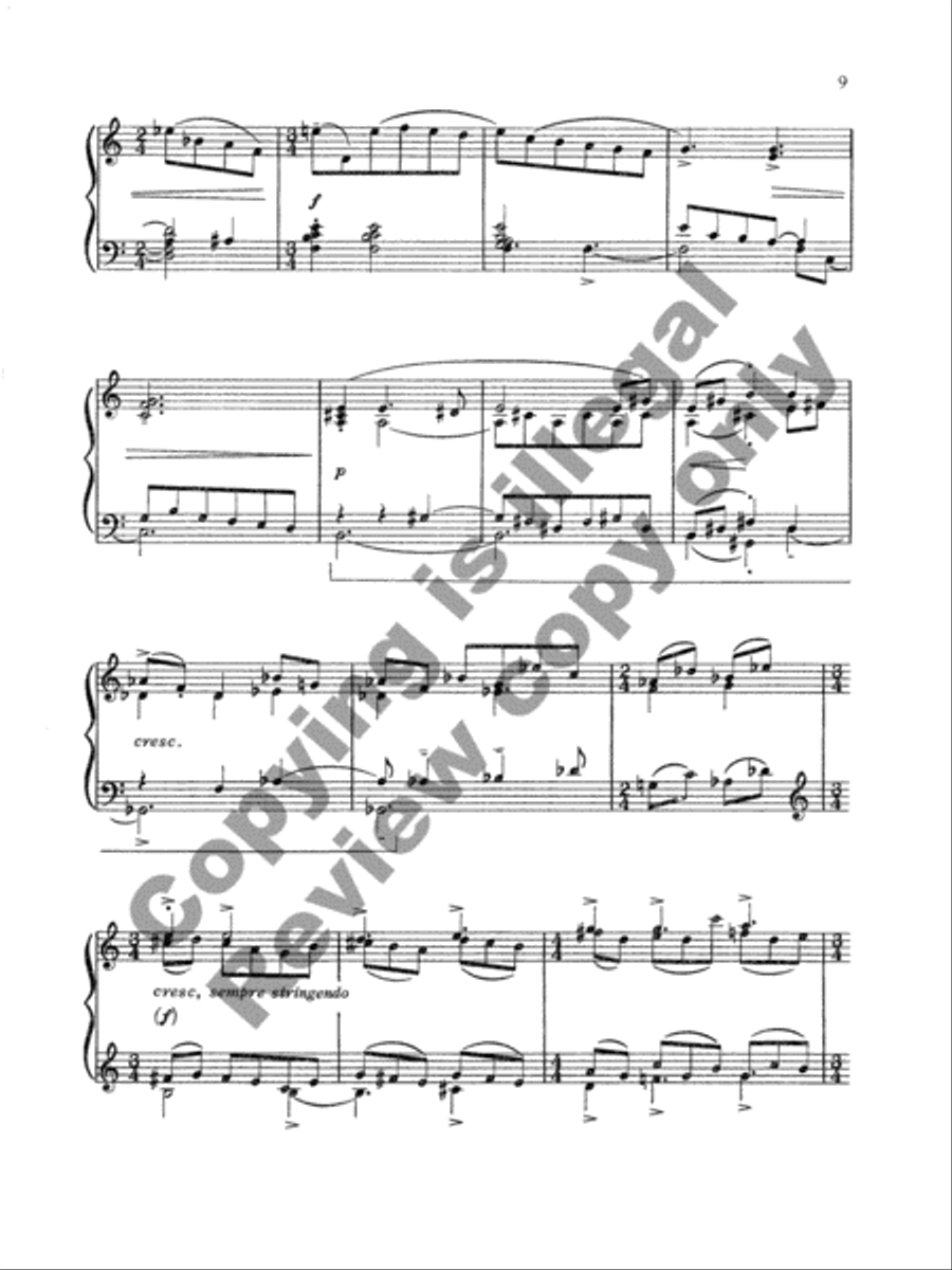 Three Lyric Preludes Three Lyric Preludes Piano Solo scores gallery preview page 7